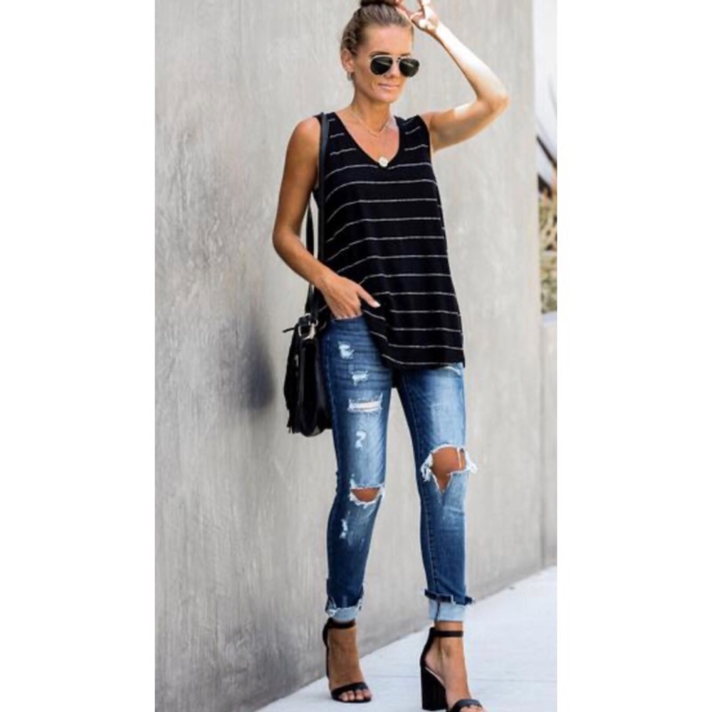 Striped tank